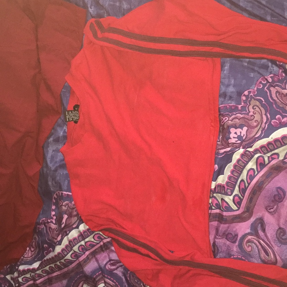 long sleeve crop top